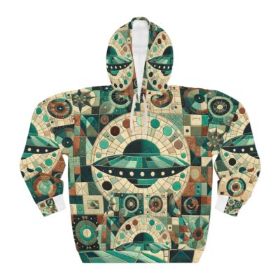 Galactic Voyager UFO Hoodie - Unisex Pullover