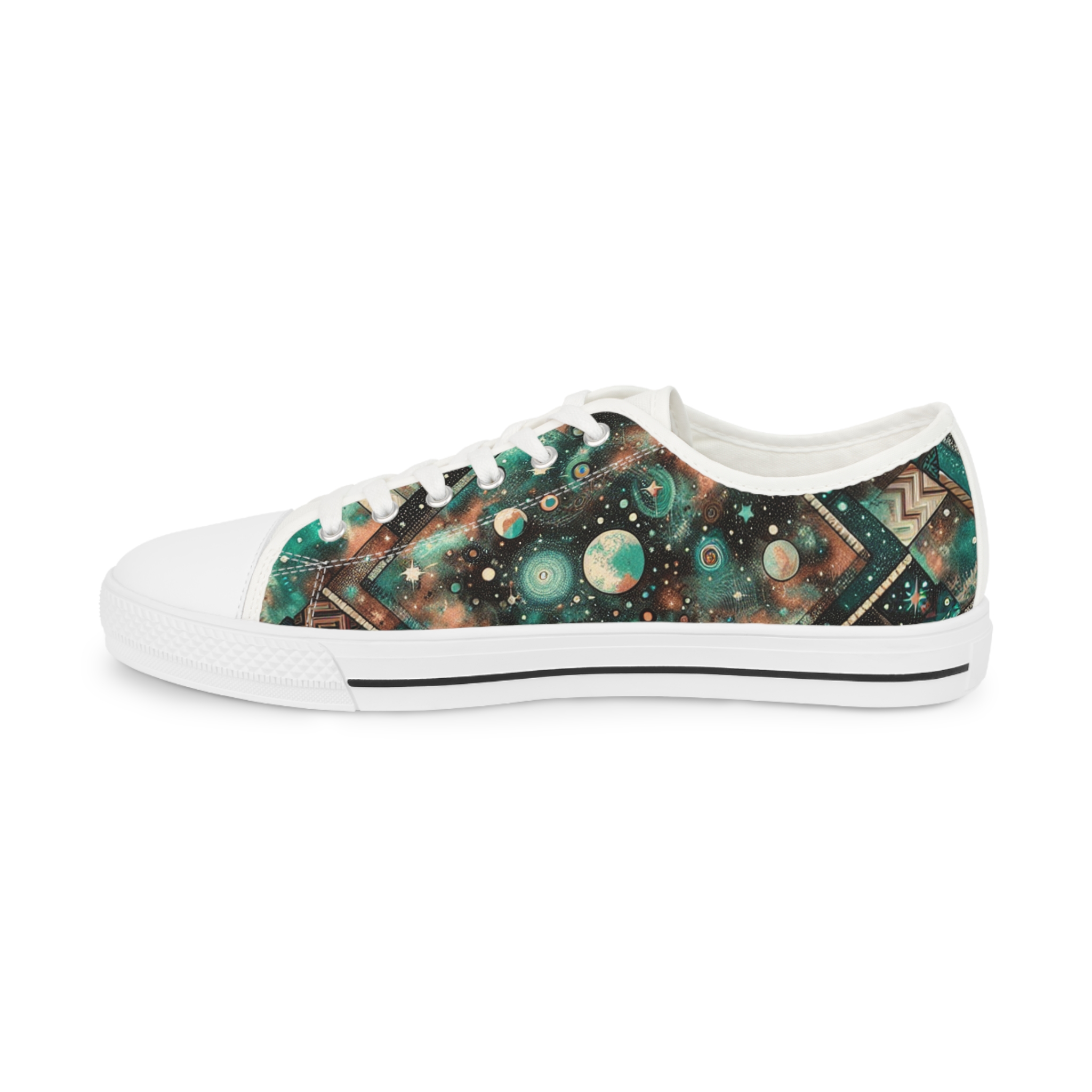 Turq Nebulon - Men's Lowtop Sneakers - Image 4