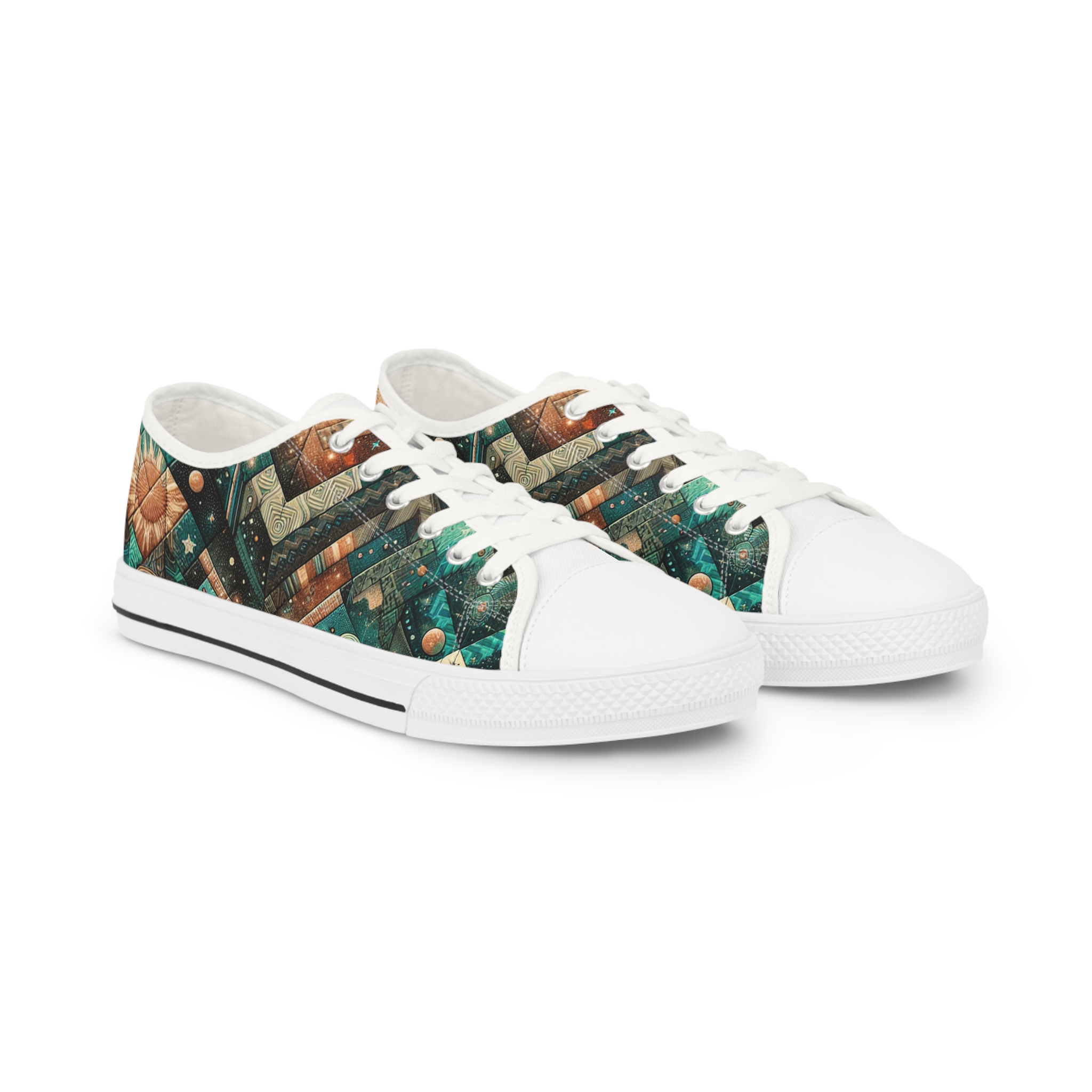 Turq Xenogem Sneakers — Rust Patch