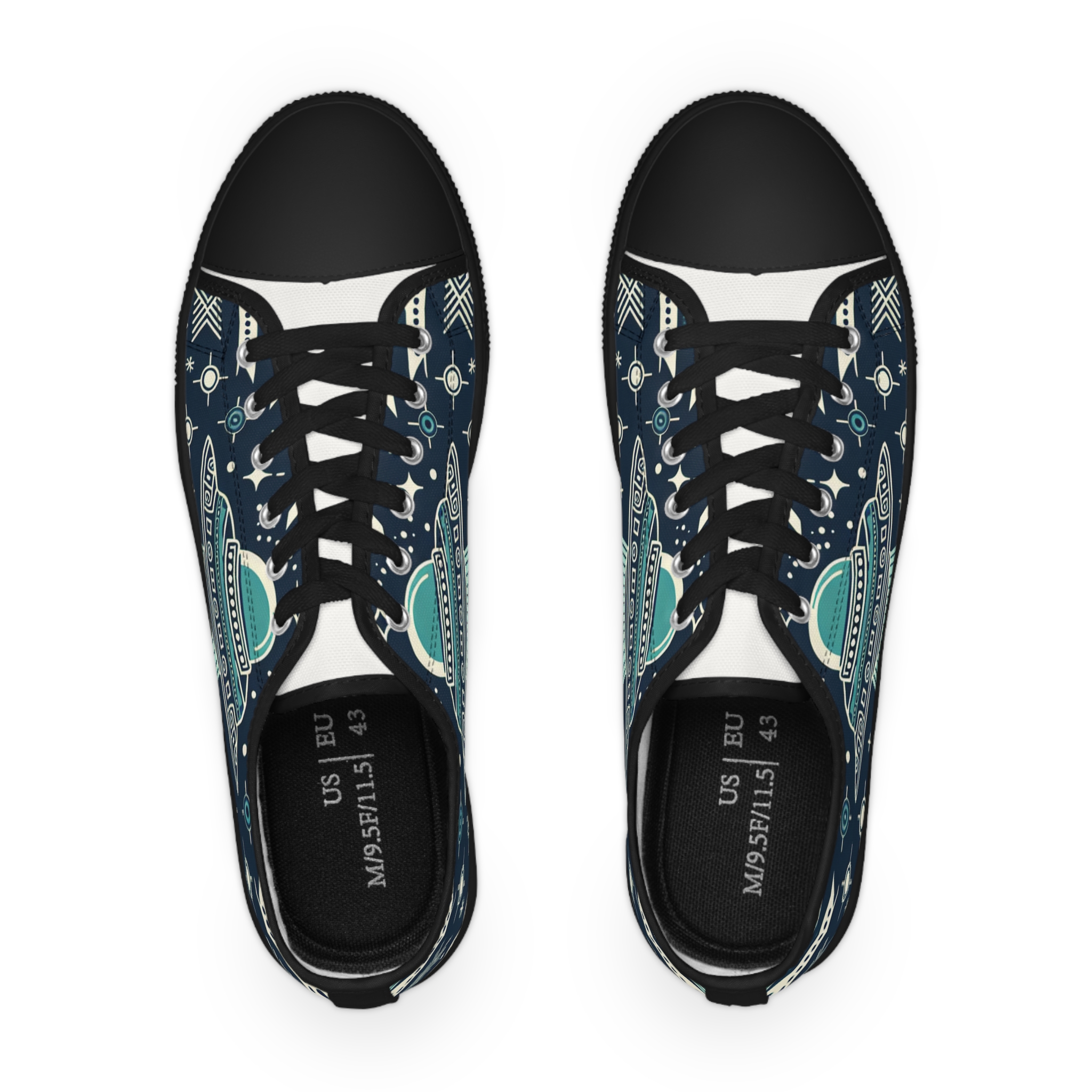 Turquoisa Glacticus - Men's Lowtop Sneakers - Image 2