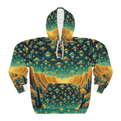 Desert Landscape UFO Hoodie