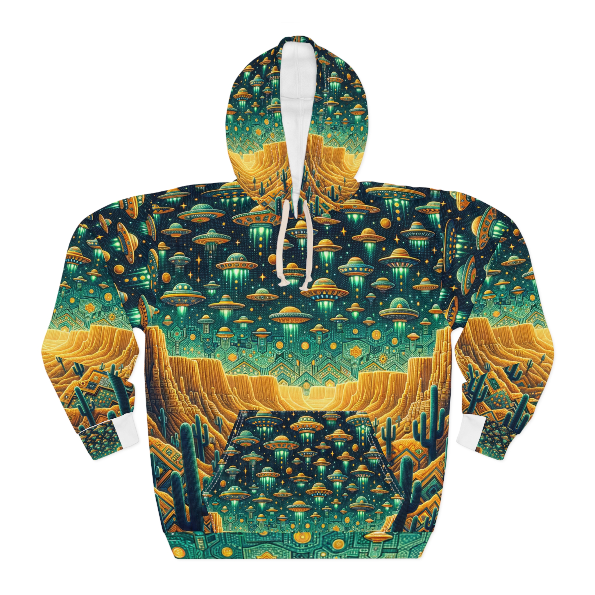 Desert Landscape UFO Hoodie
