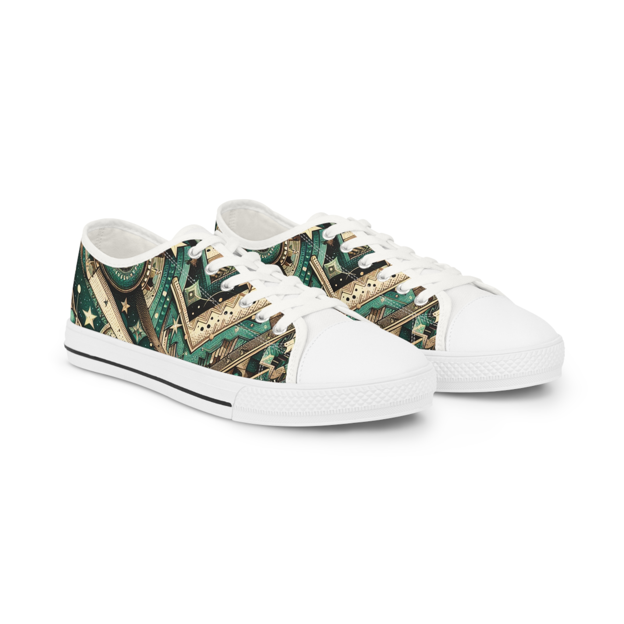 Turq Nebulois - Men's Lowtop Sneakers