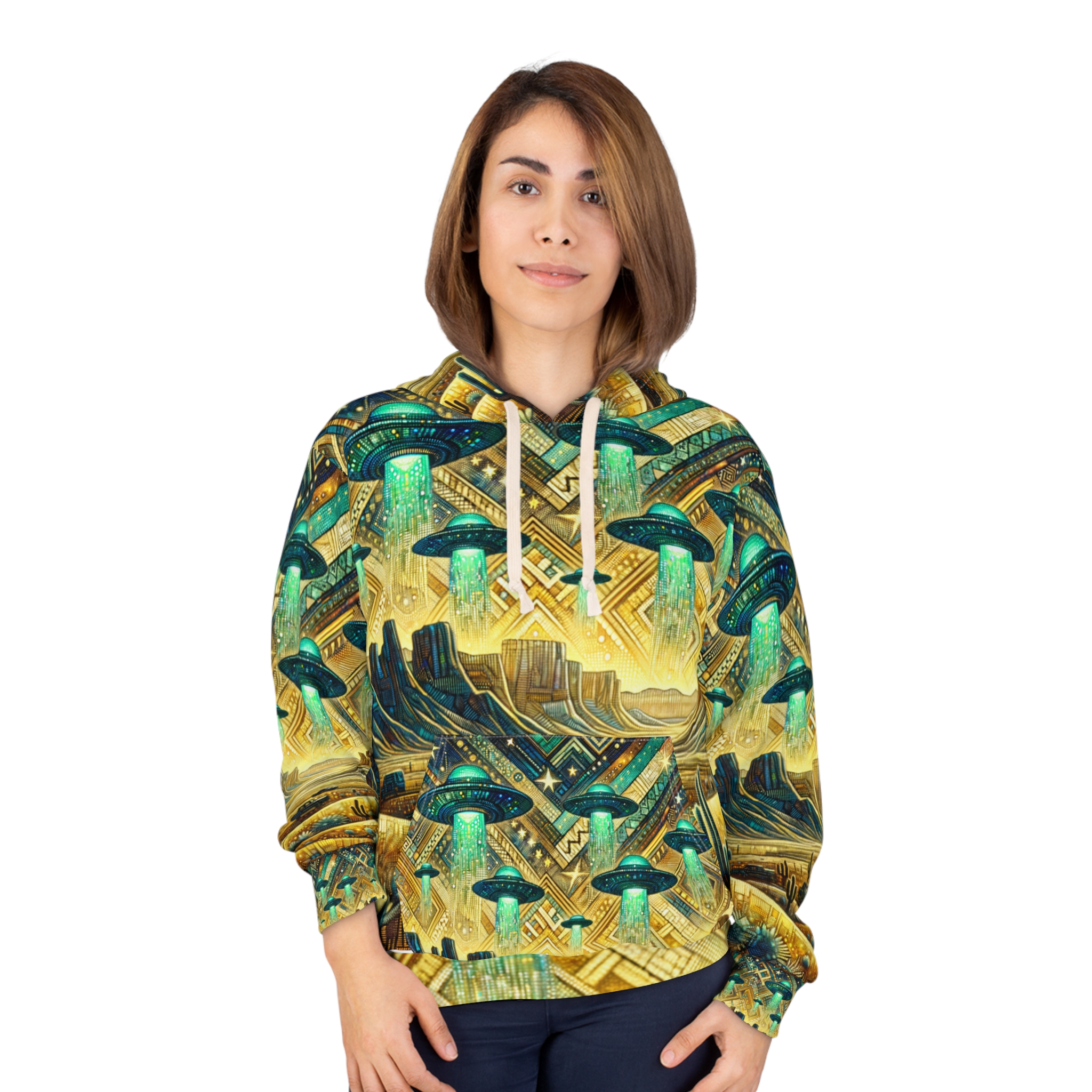 UFO Pullover Hoodie - Desert Southwest Close Encounter Celebration - Image 3