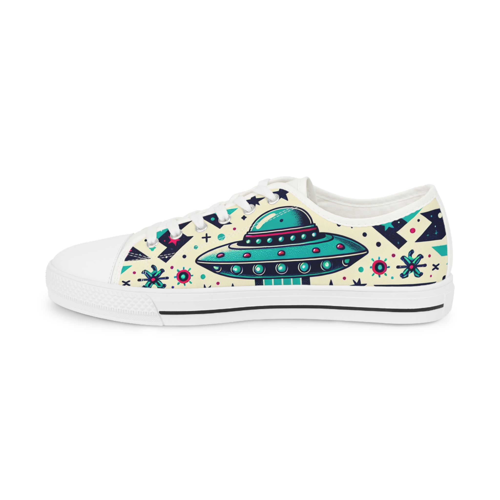 Turq Xenolite Sneakers — Folk Doodle - Image 4