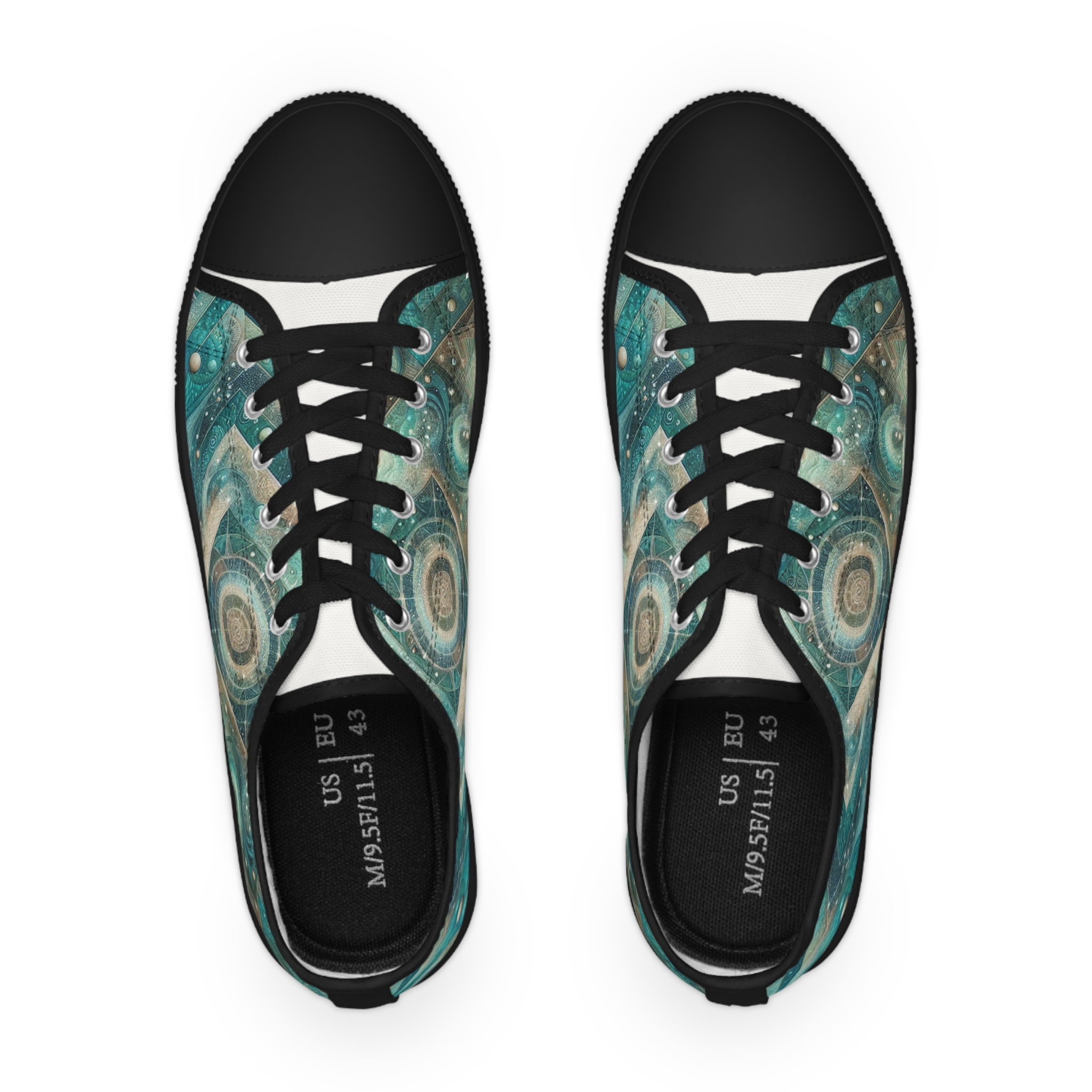 Turq Xenogem Sneakers — Teal Marble - Image 6
