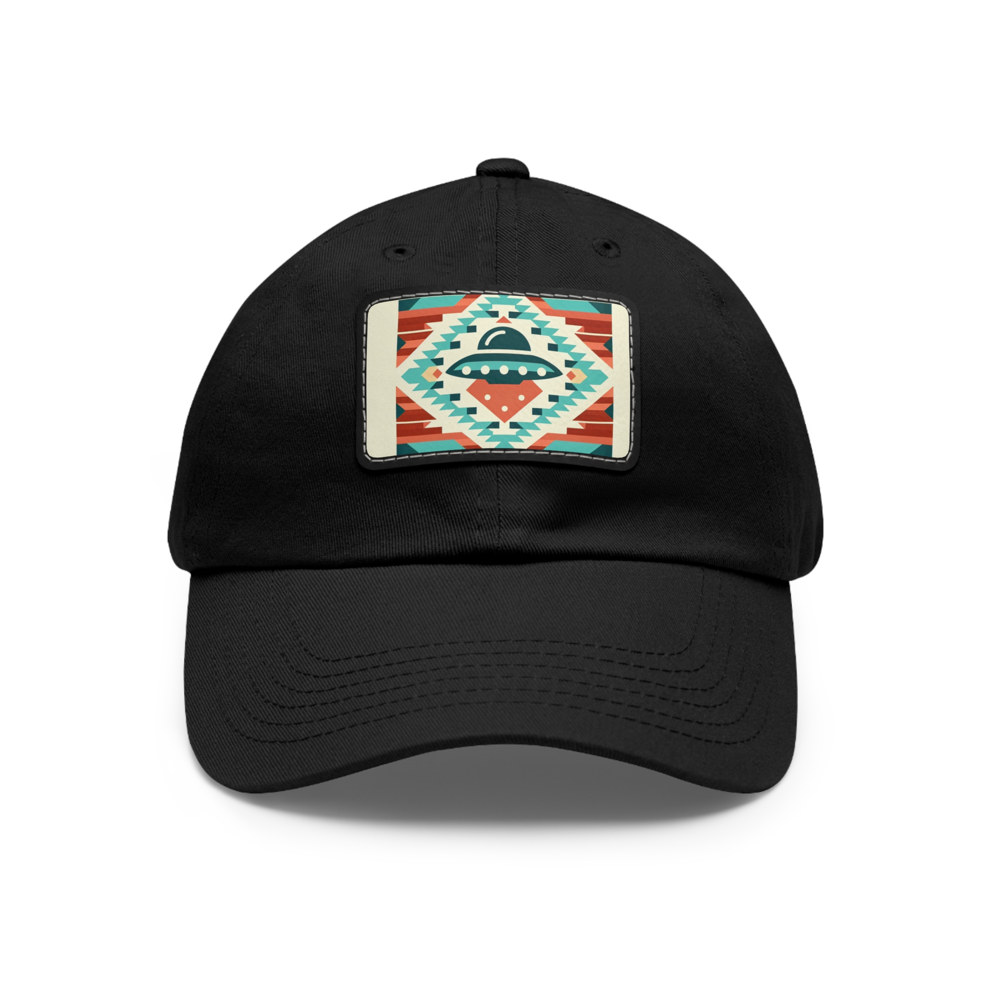 Zara Stardust Dad Hat — Cream Chevron