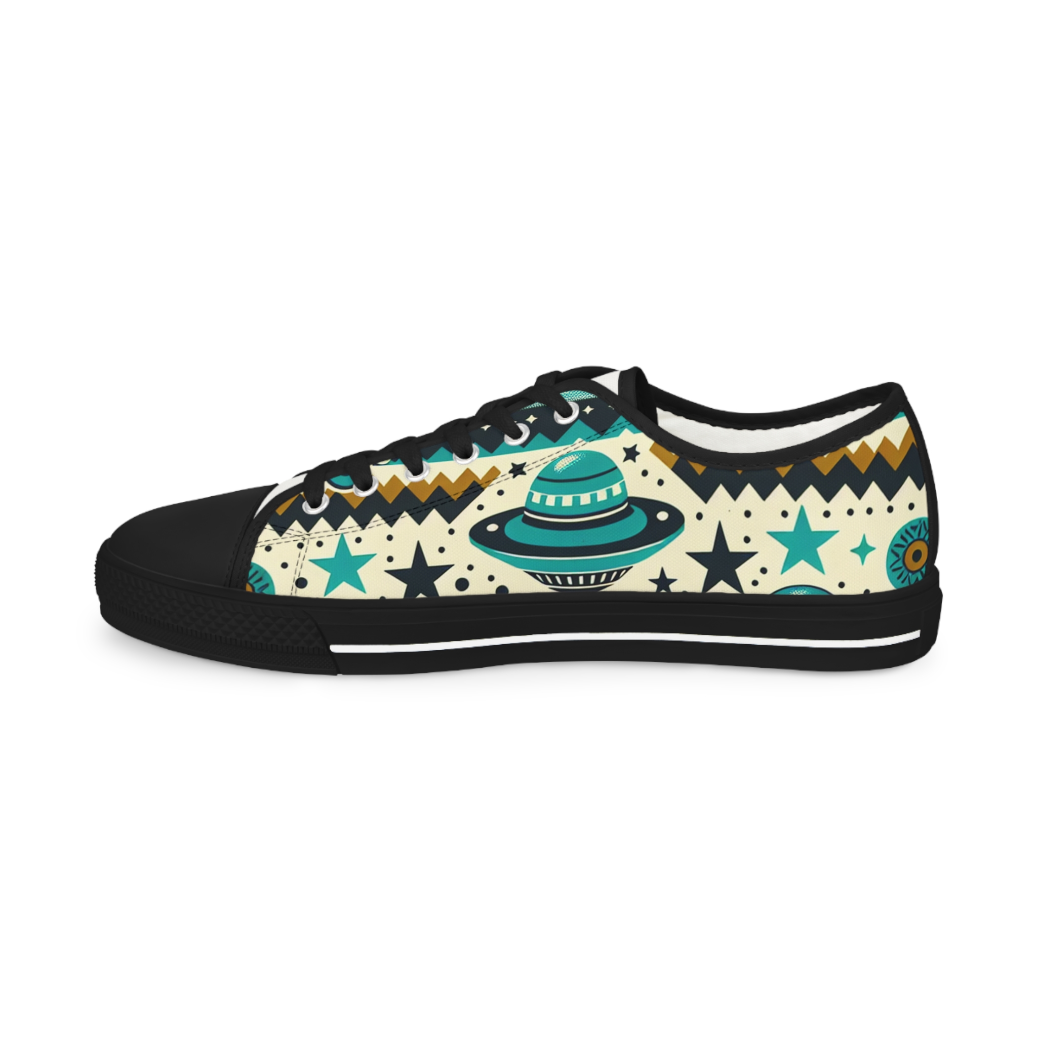 Turquoise UFO Sneakers - Image 4
