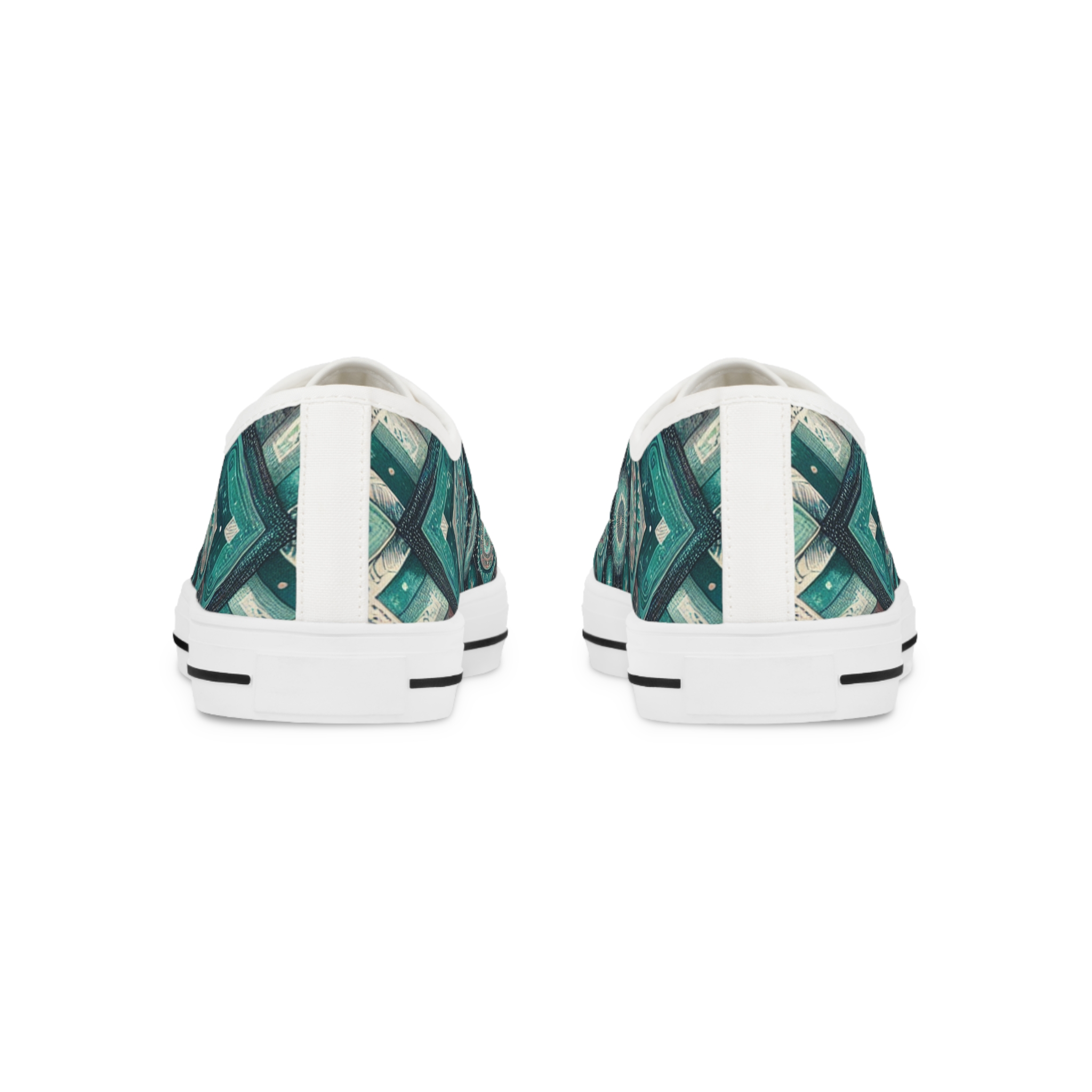 Turquois Nebulite - Men's Lowtop Sneakers - Image 3
