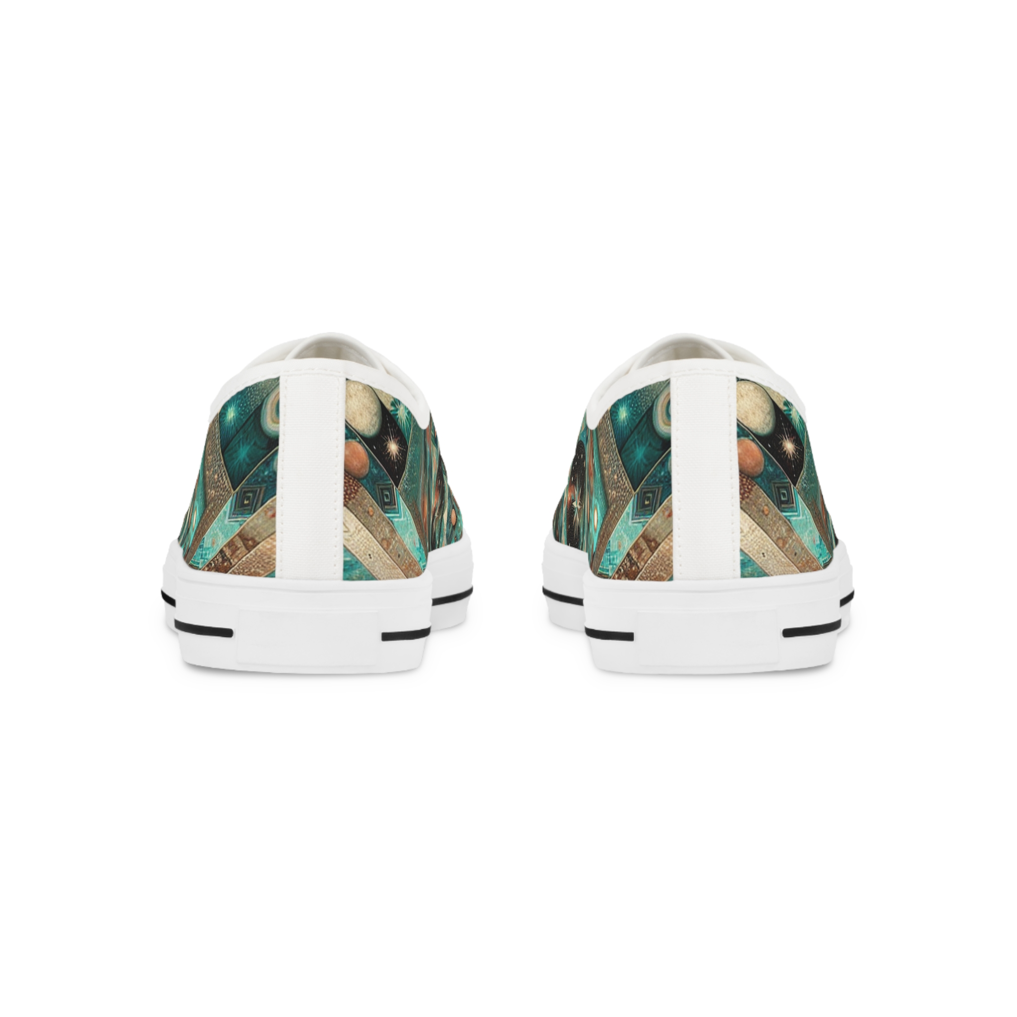 Turquoisian Zephyria - Men's Lowtop Sneakers - Image 7