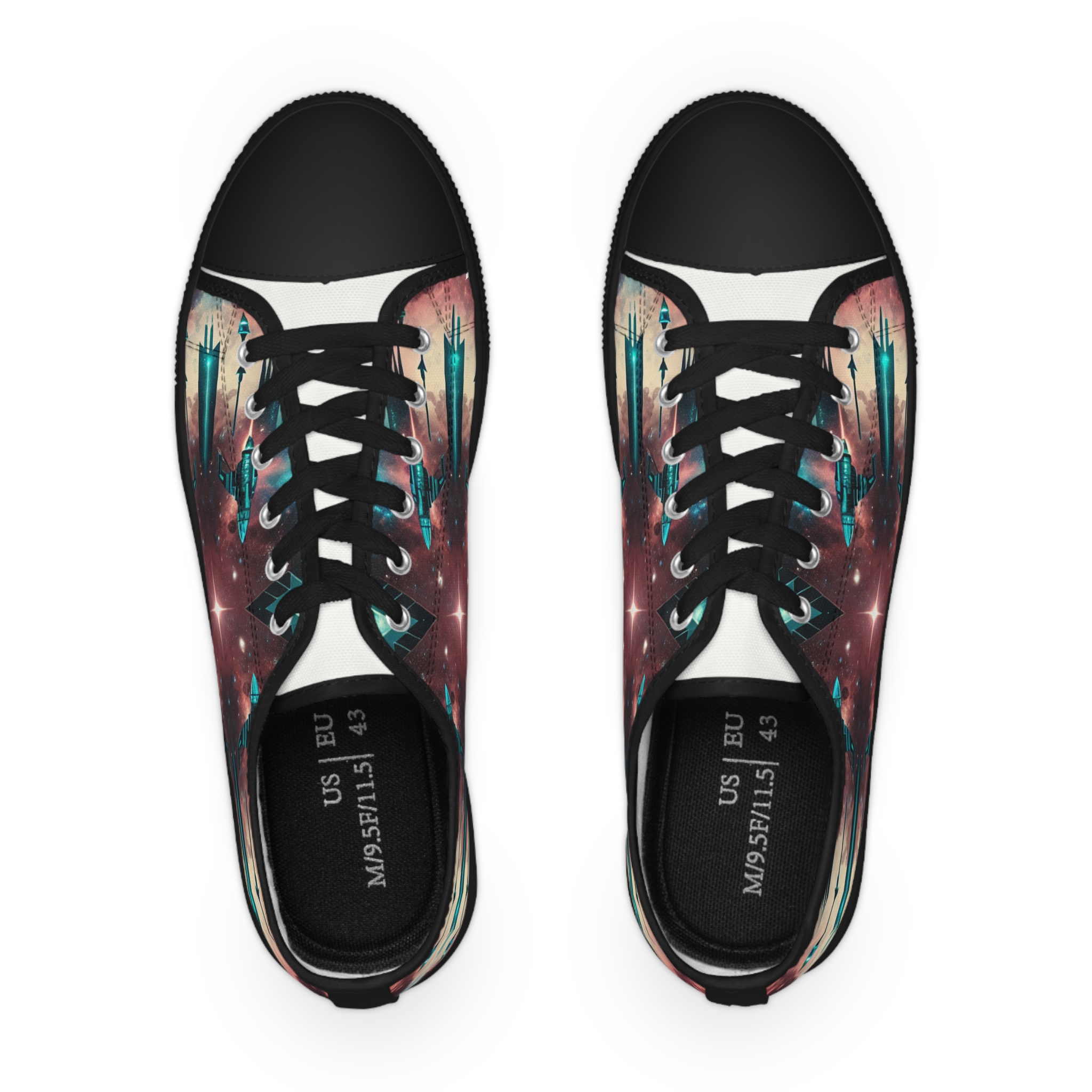 Turquesa Skysparkle - Men's Lowtop Sneakers - Image 2