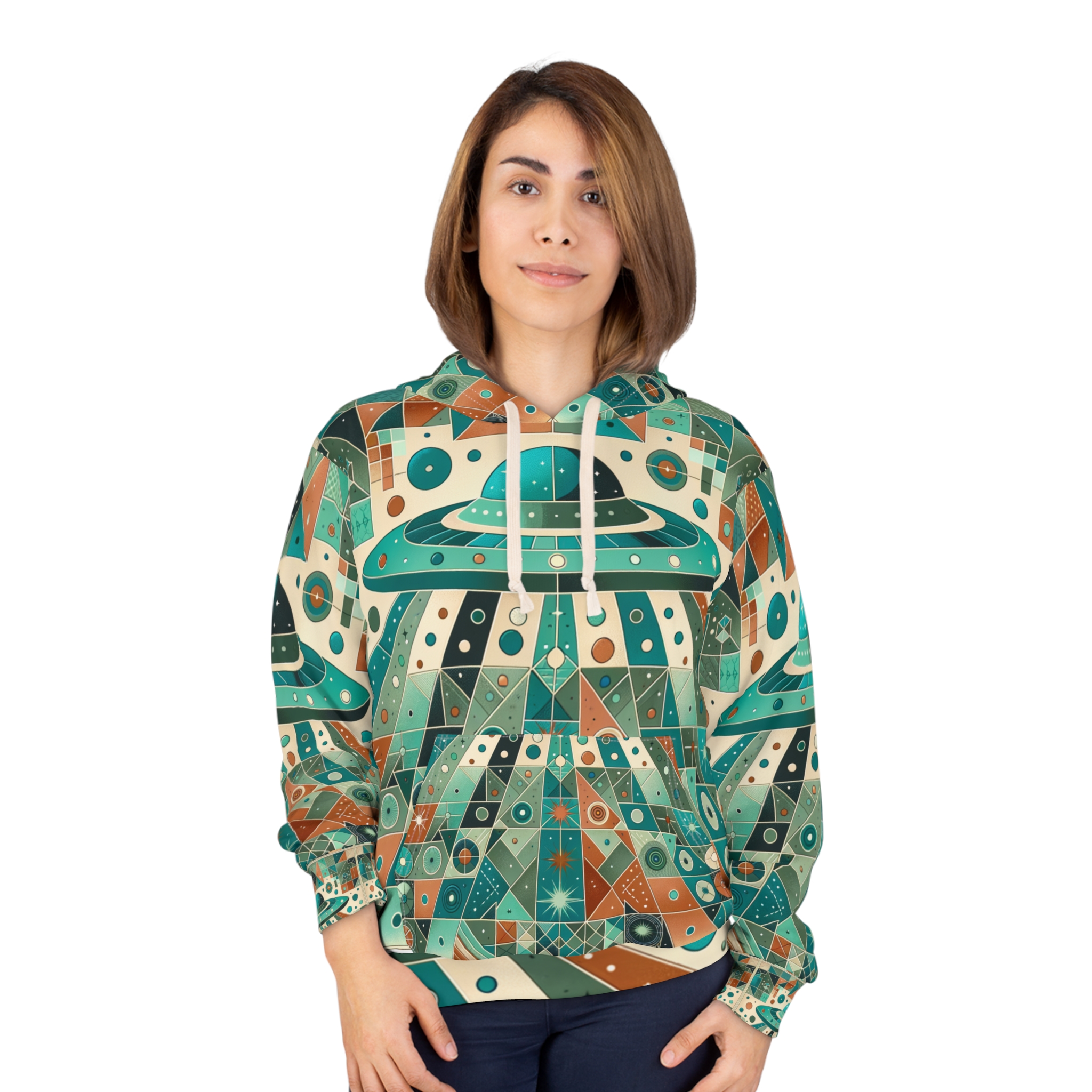Galactic Voyager UFO Hoodie — Tile Beacon - Image 3