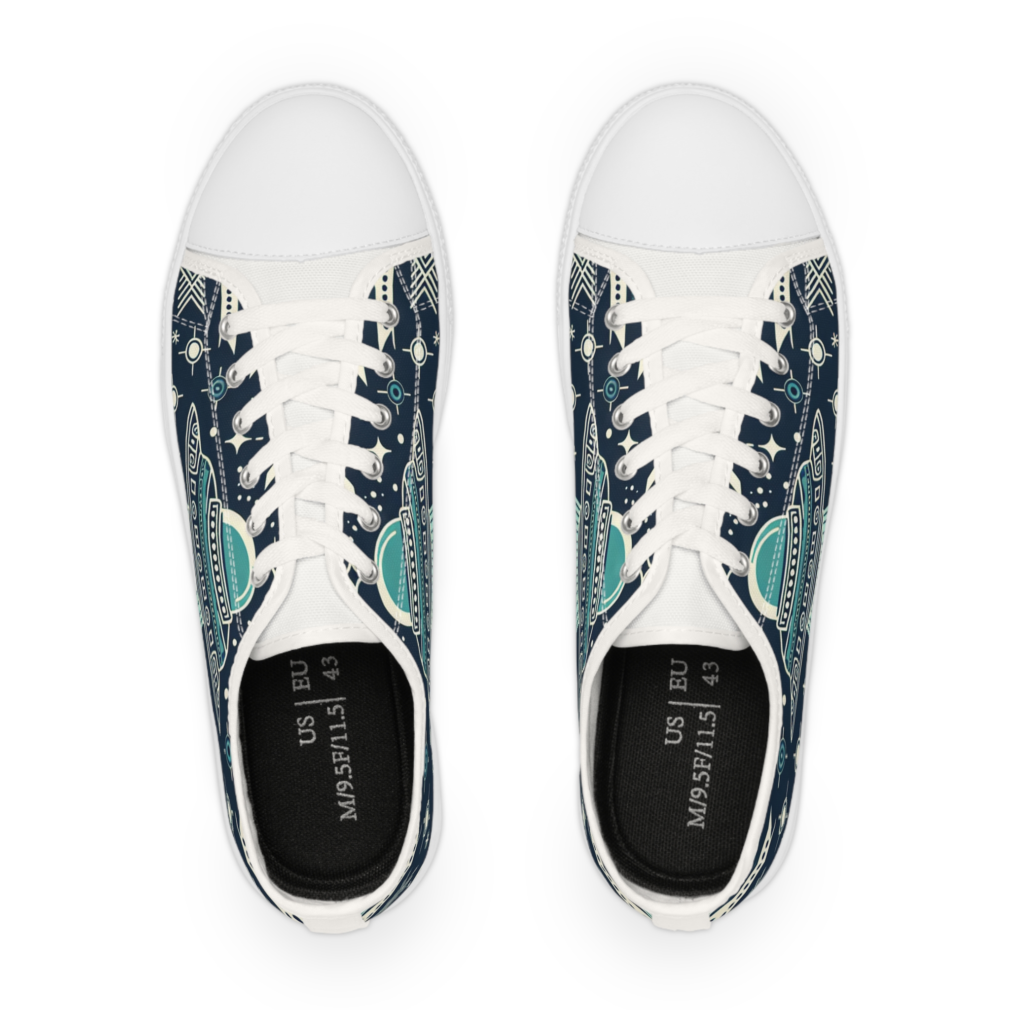 Turquoisa Glacticus - Men's Lowtop Sneakers - Image 6